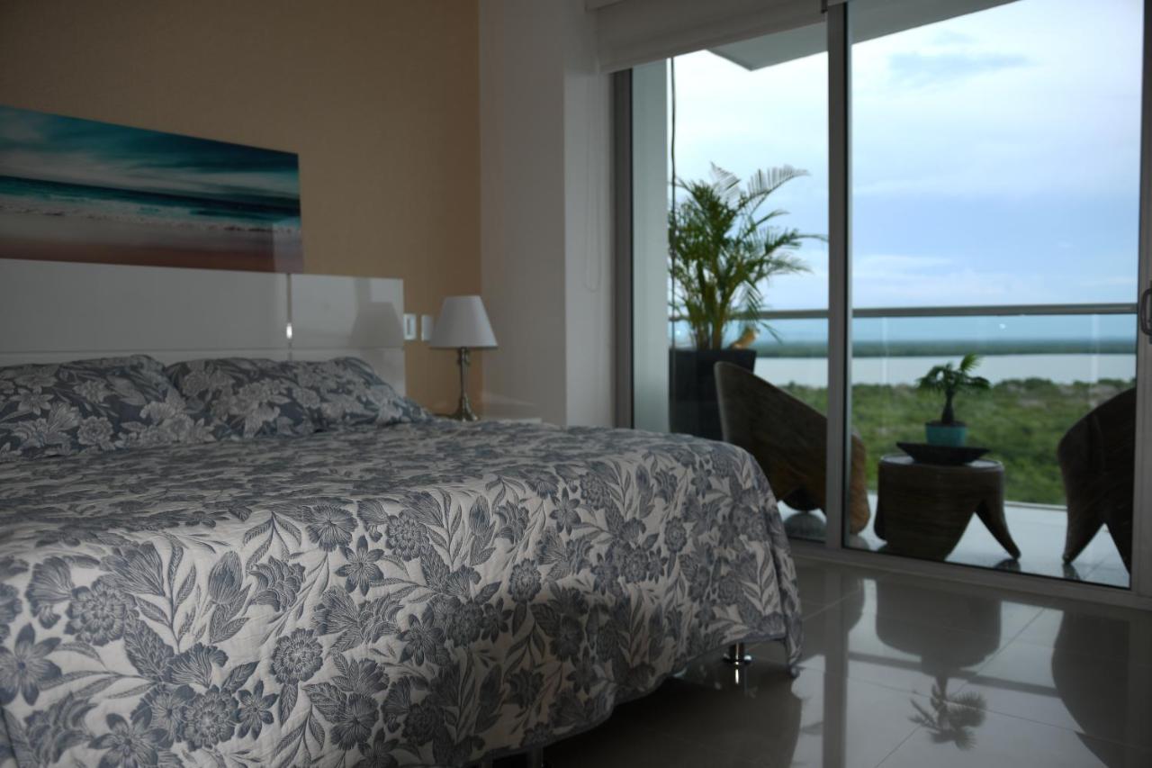Hermoso Apartamento Con Todas Las Comodidades Acceso Directo A La Playa Morros Epic Sector La Boquilla Cumple Protocolos De Bioseguridad Cartagena Bagian luar foto