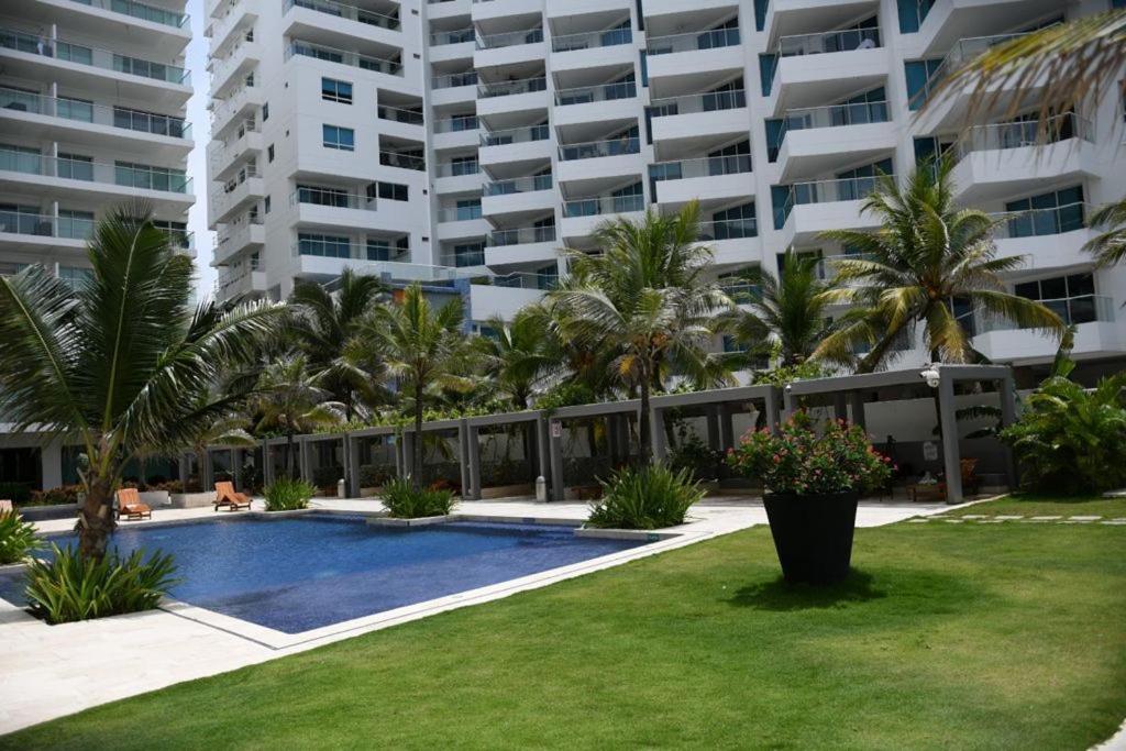Hermoso Apartamento Con Todas Las Comodidades Acceso Directo A La Playa Morros Epic Sector La Boquilla Cumple Protocolos De Bioseguridad Cartagena Bagian luar foto