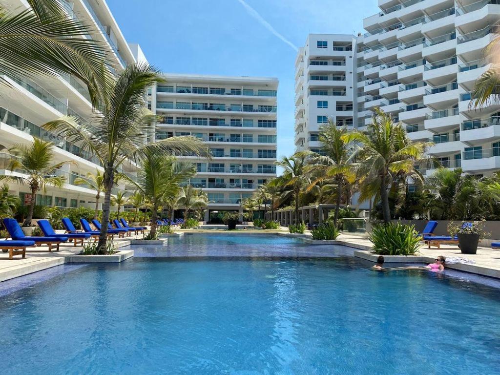 Hermoso Apartamento Con Todas Las Comodidades Acceso Directo A La Playa Morros Epic Sector La Boquilla Cumple Protocolos De Bioseguridad Cartagena Bagian luar foto