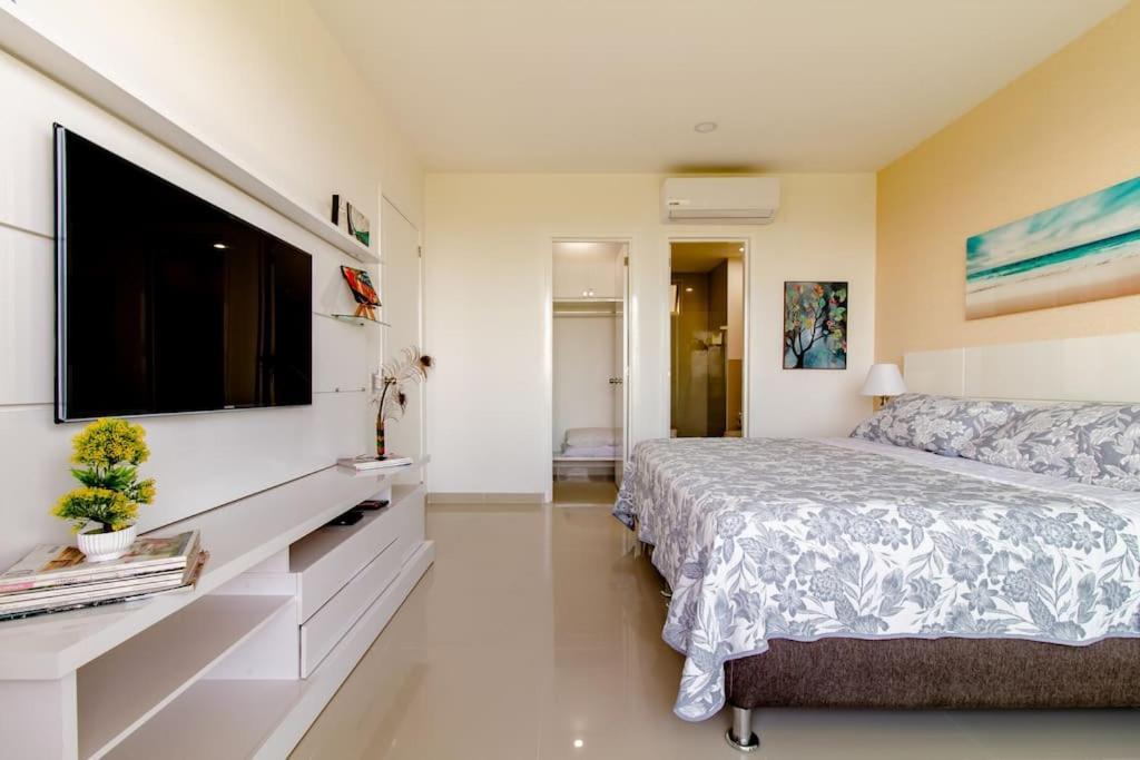 Hermoso Apartamento Con Todas Las Comodidades Acceso Directo A La Playa Morros Epic Sector La Boquilla Cumple Protocolos De Bioseguridad Cartagena Bagian luar foto
