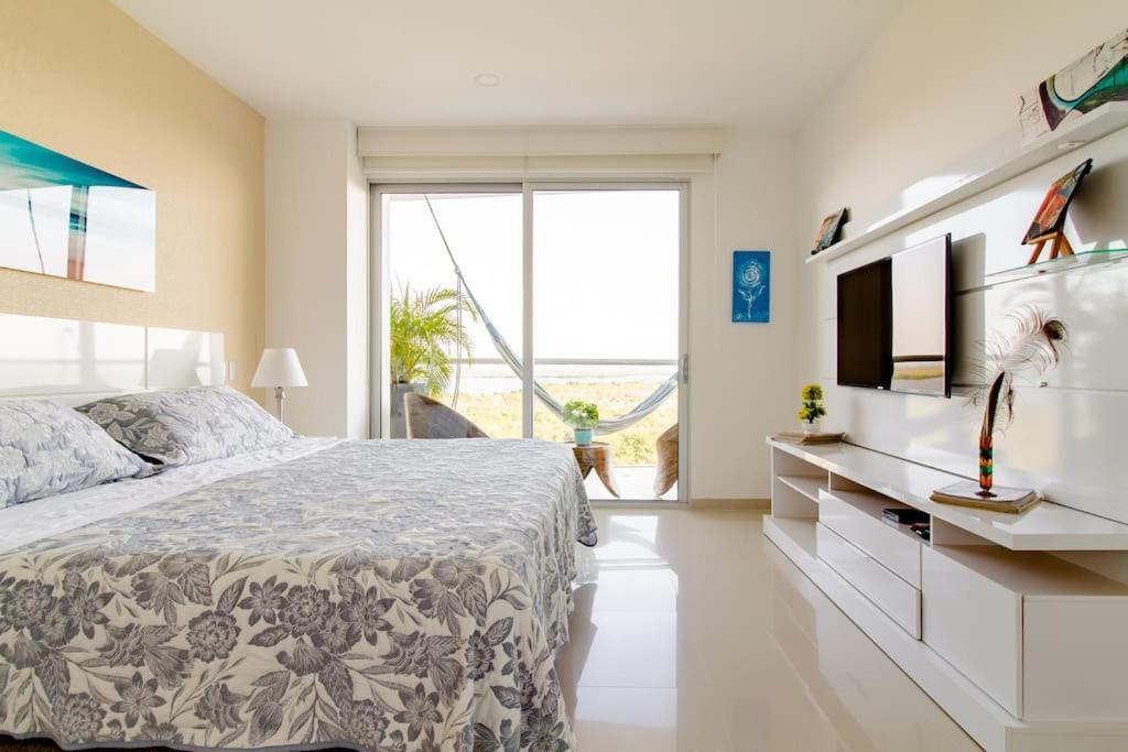 Hermoso Apartamento Con Todas Las Comodidades Acceso Directo A La Playa Morros Epic Sector La Boquilla Cumple Protocolos De Bioseguridad Cartagena Bagian luar foto