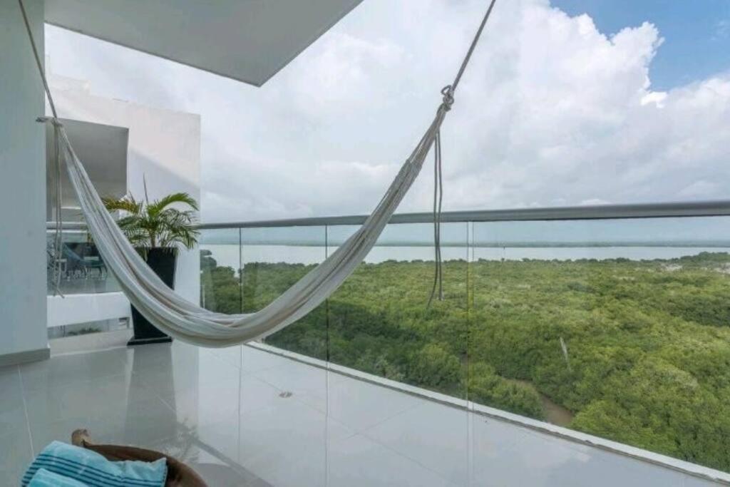 Hermoso Apartamento Con Todas Las Comodidades Acceso Directo A La Playa Morros Epic Sector La Boquilla Cumple Protocolos De Bioseguridad Cartagena Bagian luar foto