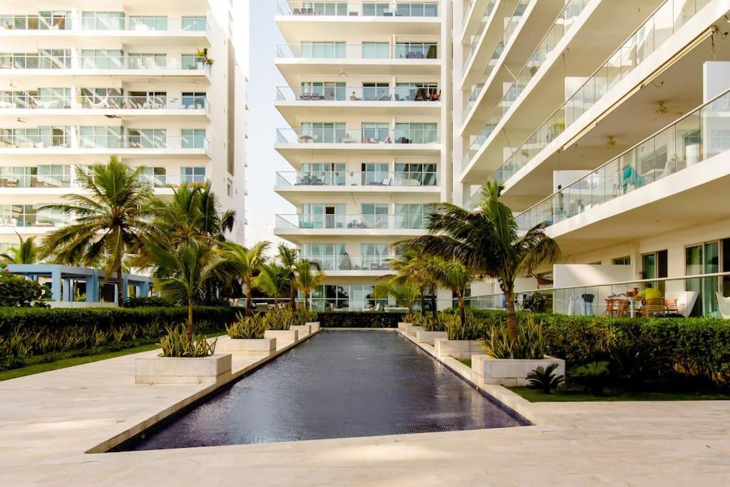 Hermoso Apartamento Con Todas Las Comodidades Acceso Directo A La Playa Morros Epic Sector La Boquilla Cumple Protocolos De Bioseguridad Cartagena Bagian luar foto